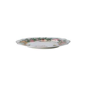 Maxwell & Williams Tis The Season Scallop Rim Plate 20cm Light Blue