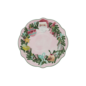 Maxwell & Williams Tis The Season Scallop Rim Plate 20cm Pink