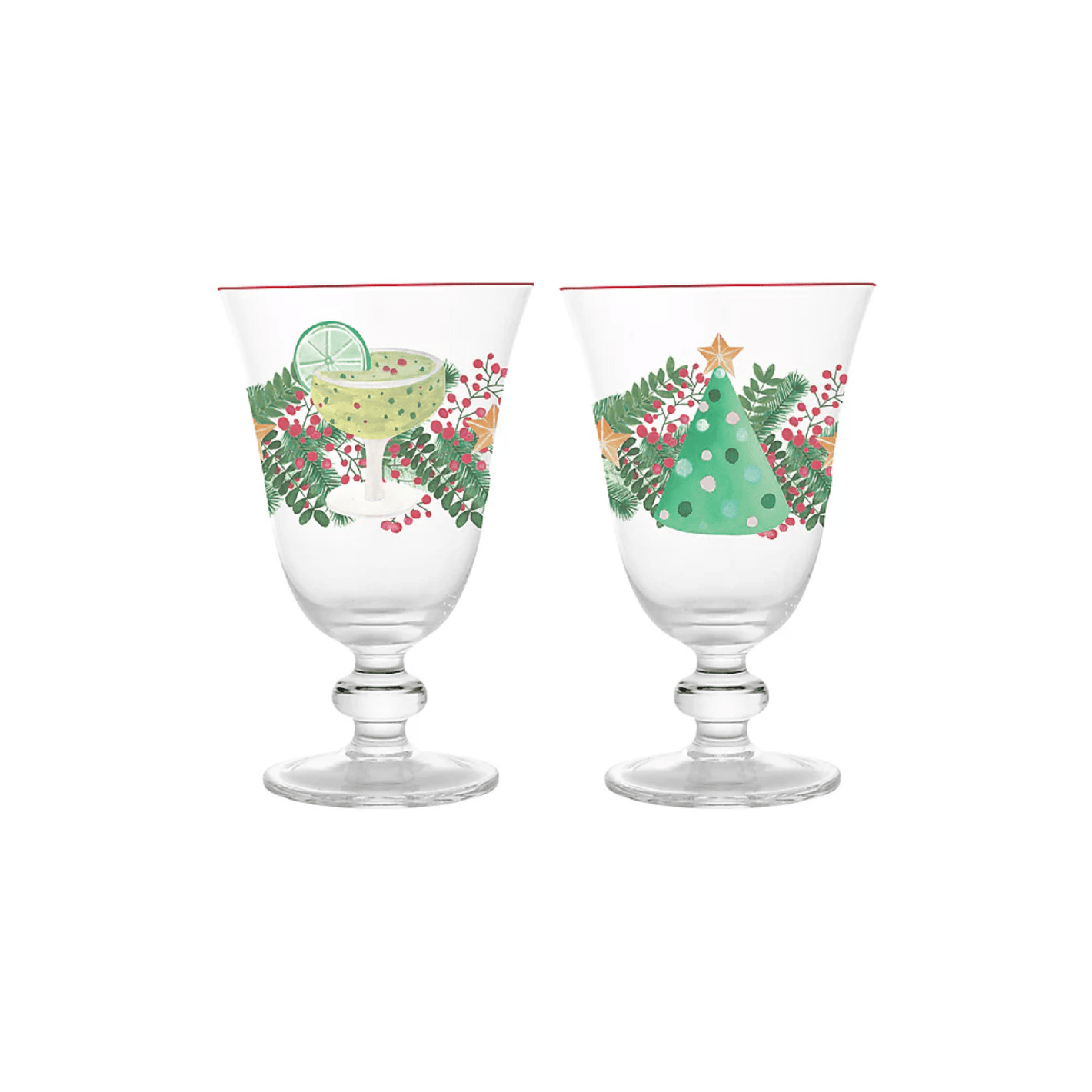 Maxwell & Williams Tis The Season Wine Glass 320ml Set of 2