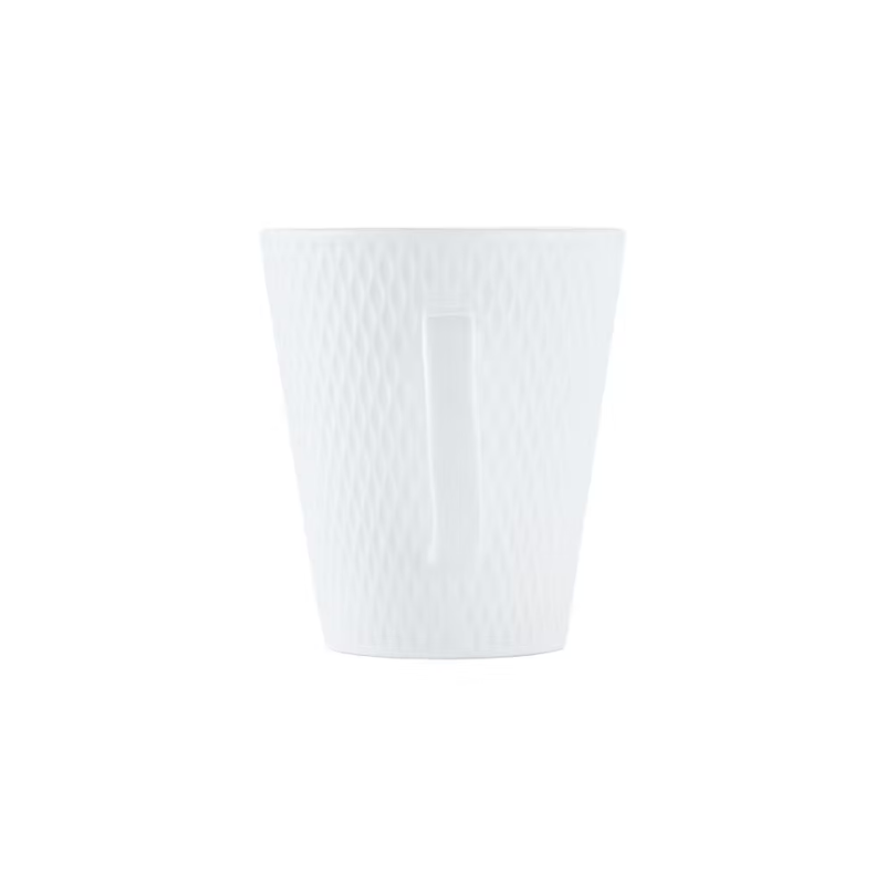 Maxwell & Williams White Basics Diamonds Conical Mug 350ml