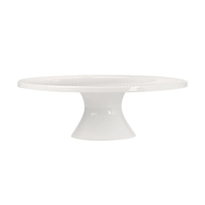 Maxwell & Williams White Basics Diamonds Footed Cake Stand 25cm