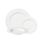 Maxwell & Williams White Basics Diamonds Rim Dinner Set 12-Piece