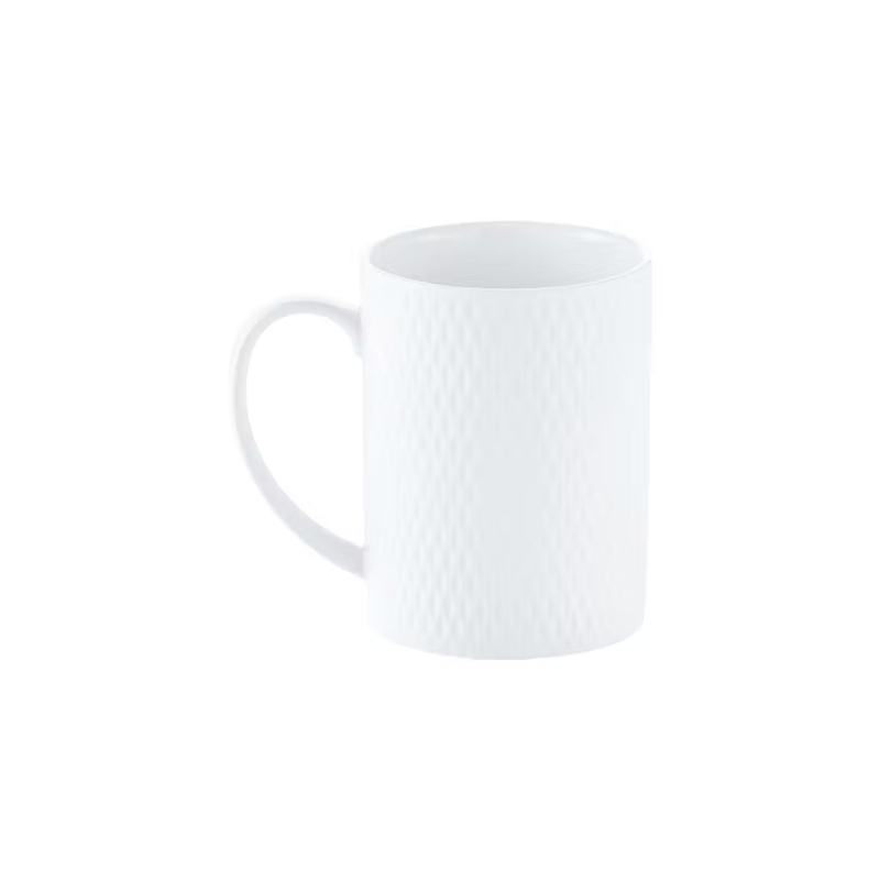 Maxwell & Williams White Basics Diamonds Straight Mug 400ml