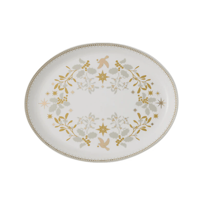 Maxwell & Williams White Christmas Oval Platter 25.5cm