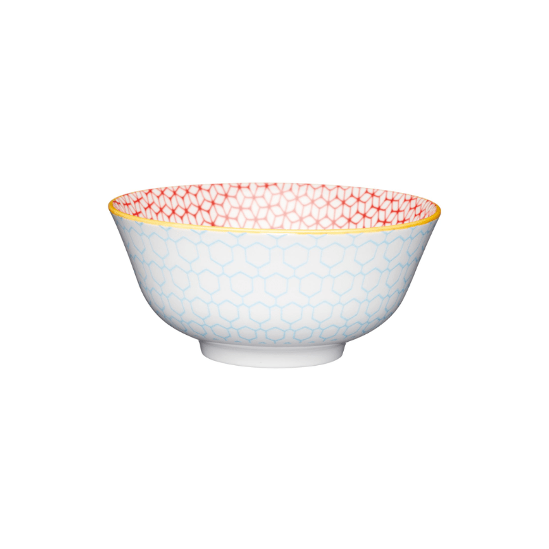 Mikasa Does it All Bowl 15.7cm Geometric Blue