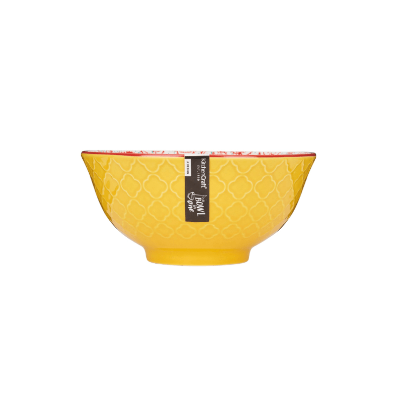 Mikasa Does it All Bowl 15.7cm Yellow Floral