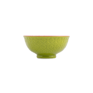 Mikasa Nibble Bowl 12cm Green and Blue Geometric