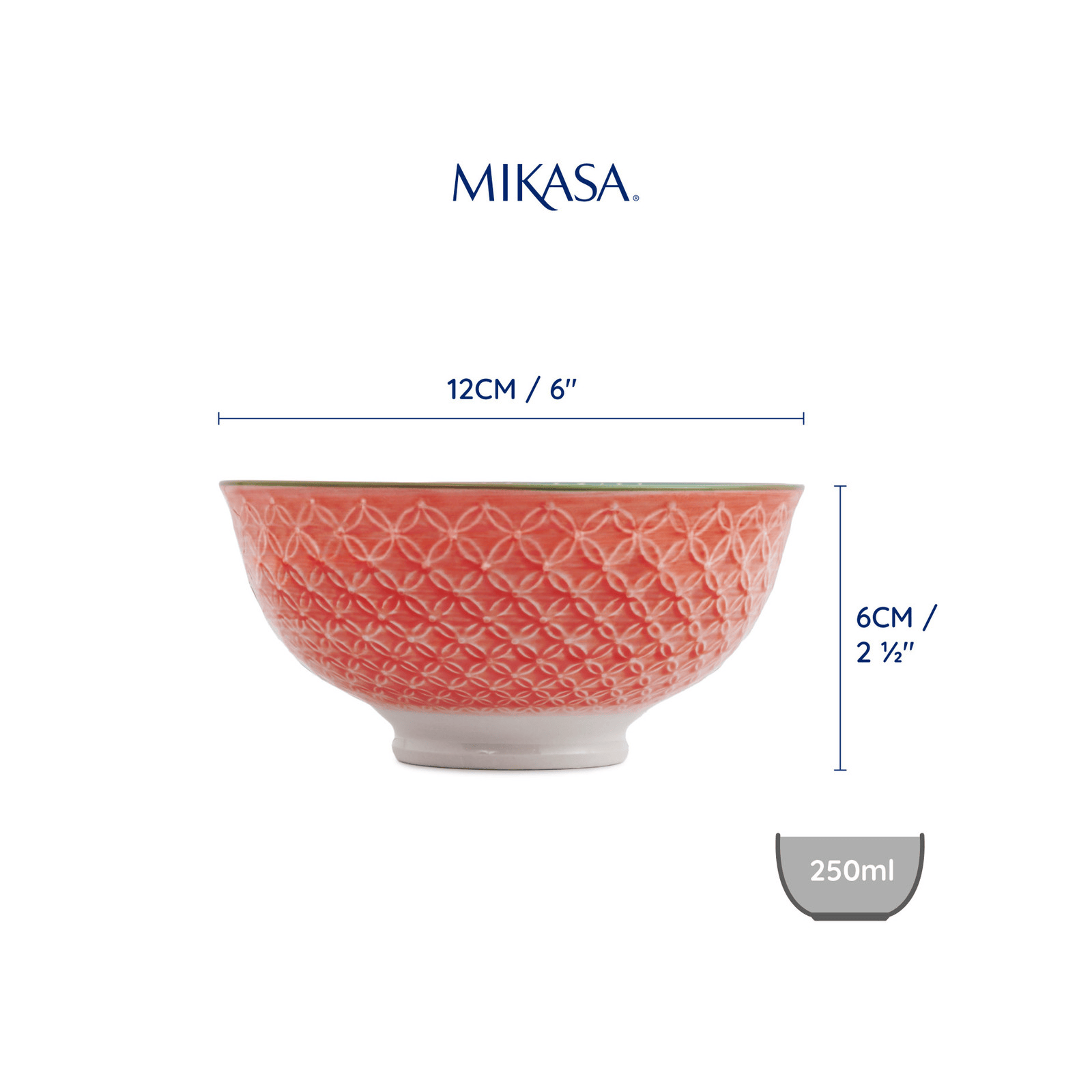 Mikasa Nibble Bowl 12cm Grey Floral