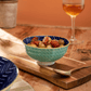 Mikasa Nibble Bowl 12cm Indigo Chevron
