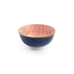 Mikasa Nibble Bowl 12cm Red and Blue Arc