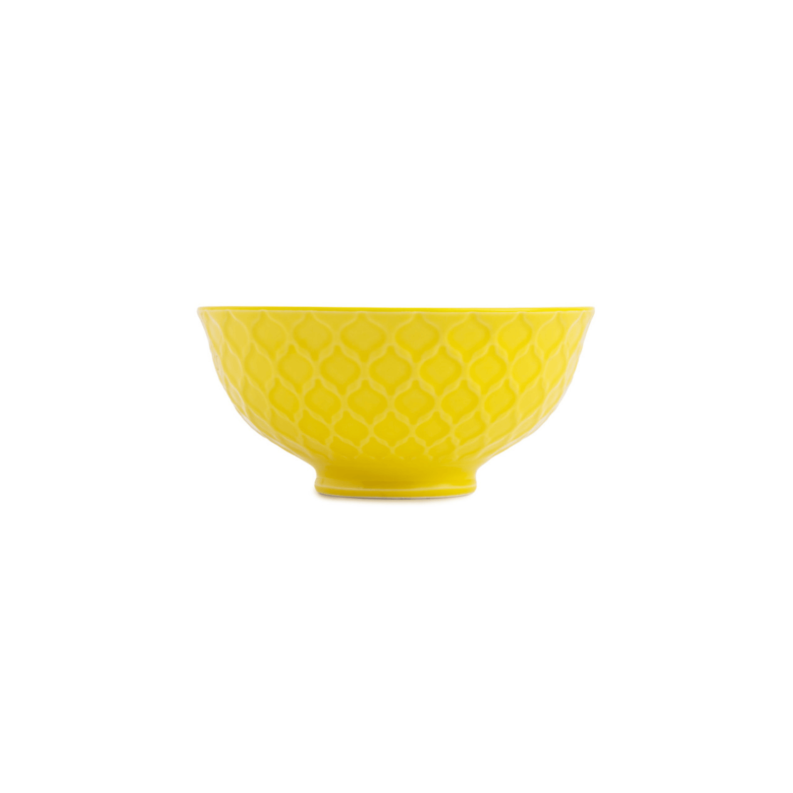Mikasa Nibble Bowl 12cm Yellow and Blue Geometric