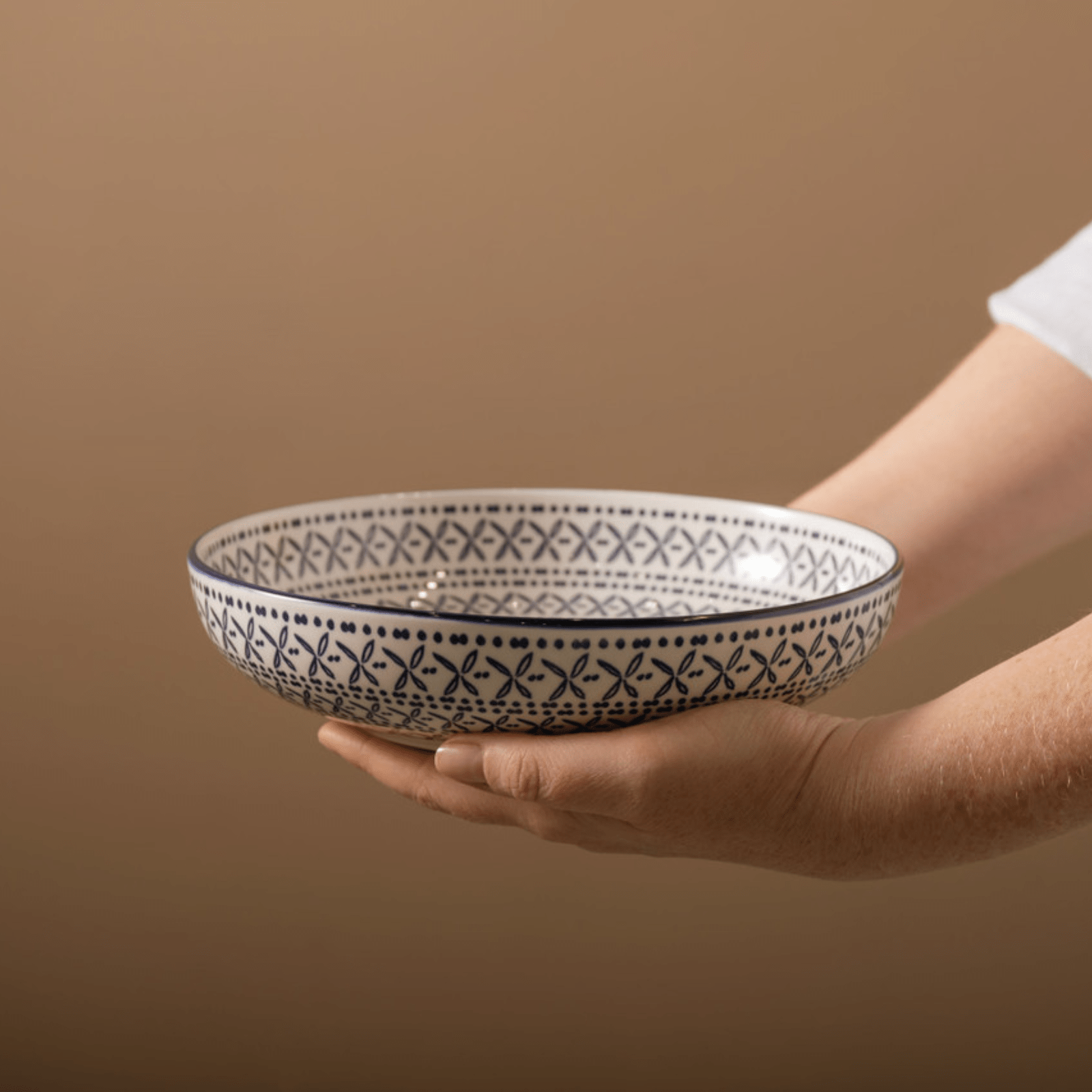 Mikasa Pasta Bowl 21cm Blue Mediterranean