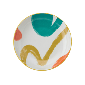 Mikasa Pasta Bowl 21cm Yellow Abstract