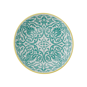 Mikasa Pasta Bowl 21cm Yellow & Blue Geometric