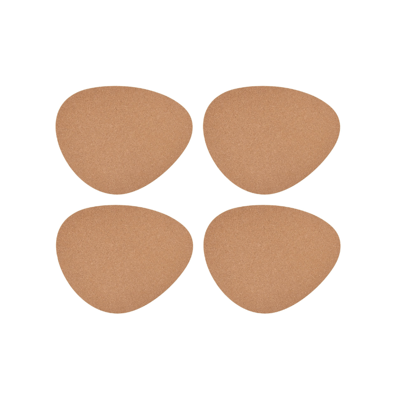 Mikasa Pebble-Shaped Cork Placemats 38cm 4-Piece