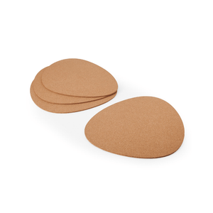 Mikasa Pebble-Shaped Cork Placemats 38cm 4-Piece