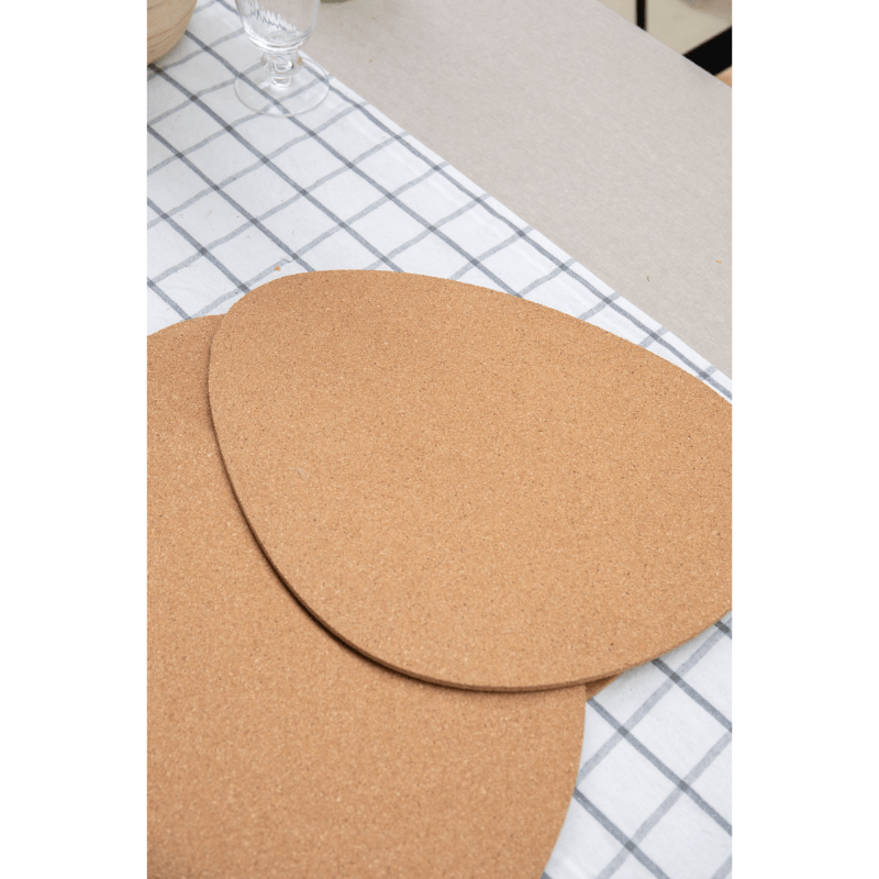 Mikasa Pebble-Shaped Cork Placemats 38cm 4-Piece