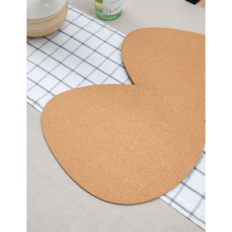 Mikasa Pebble-Shaped Cork Placemats 38cm 4-Piece