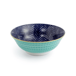 Mikasa Ramen Bowl 21cm Indigo Chevron