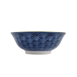 Mikasa Ramen Bowl 21cm Red and Blue Arc