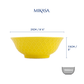 Mikasa Ramen Bowl 21cm Yellow and Blue Geometric