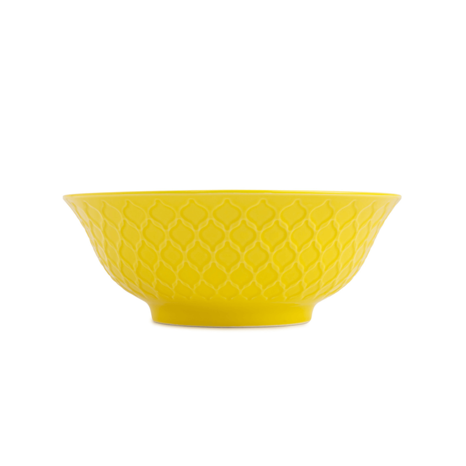 Mikasa Ramen Bowl 21cm Yellow and Blue Geometric