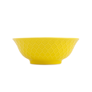 Mikasa Ramen Bowl 21cm Yellow and Blue Geometric