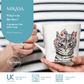 Mikasa x TipperleyHill Fine China Mug 380ml Cat