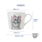 Mikasa x TipperleyHill Fine China Mug 380ml Cat
