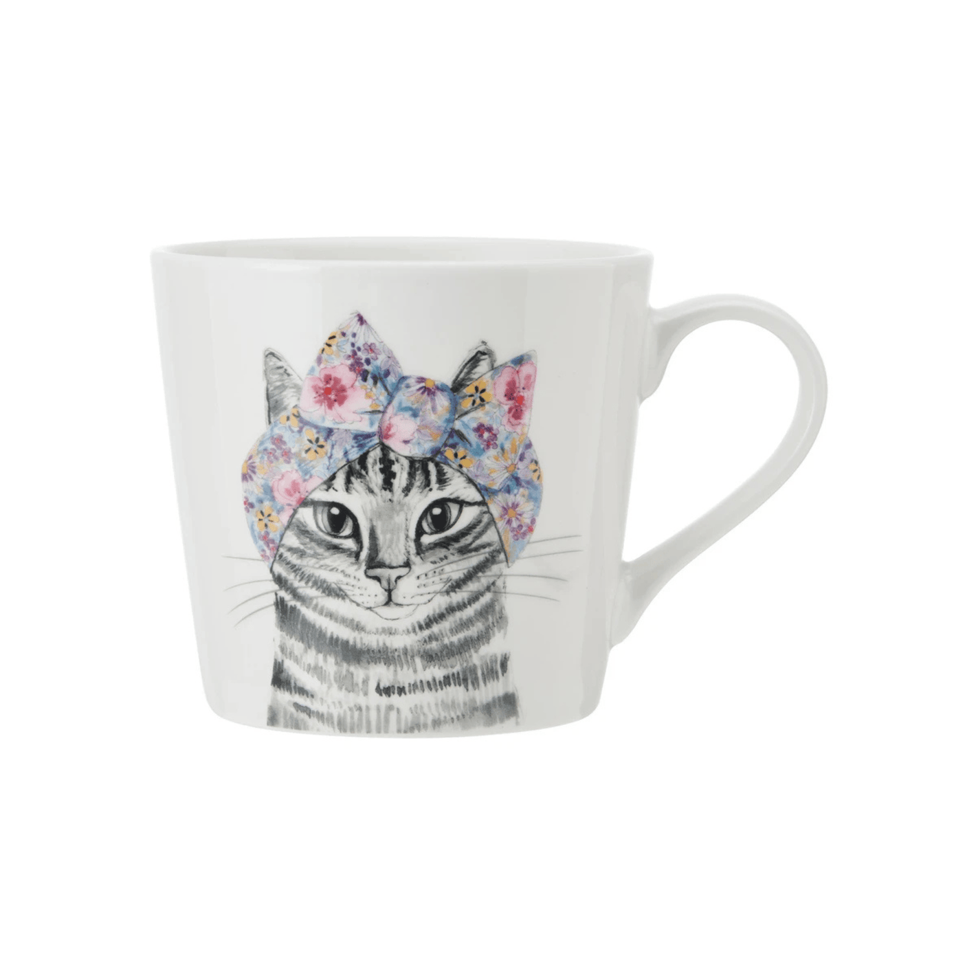 Mikasa x TipperleyHill Fine China Mug 380ml Cat
