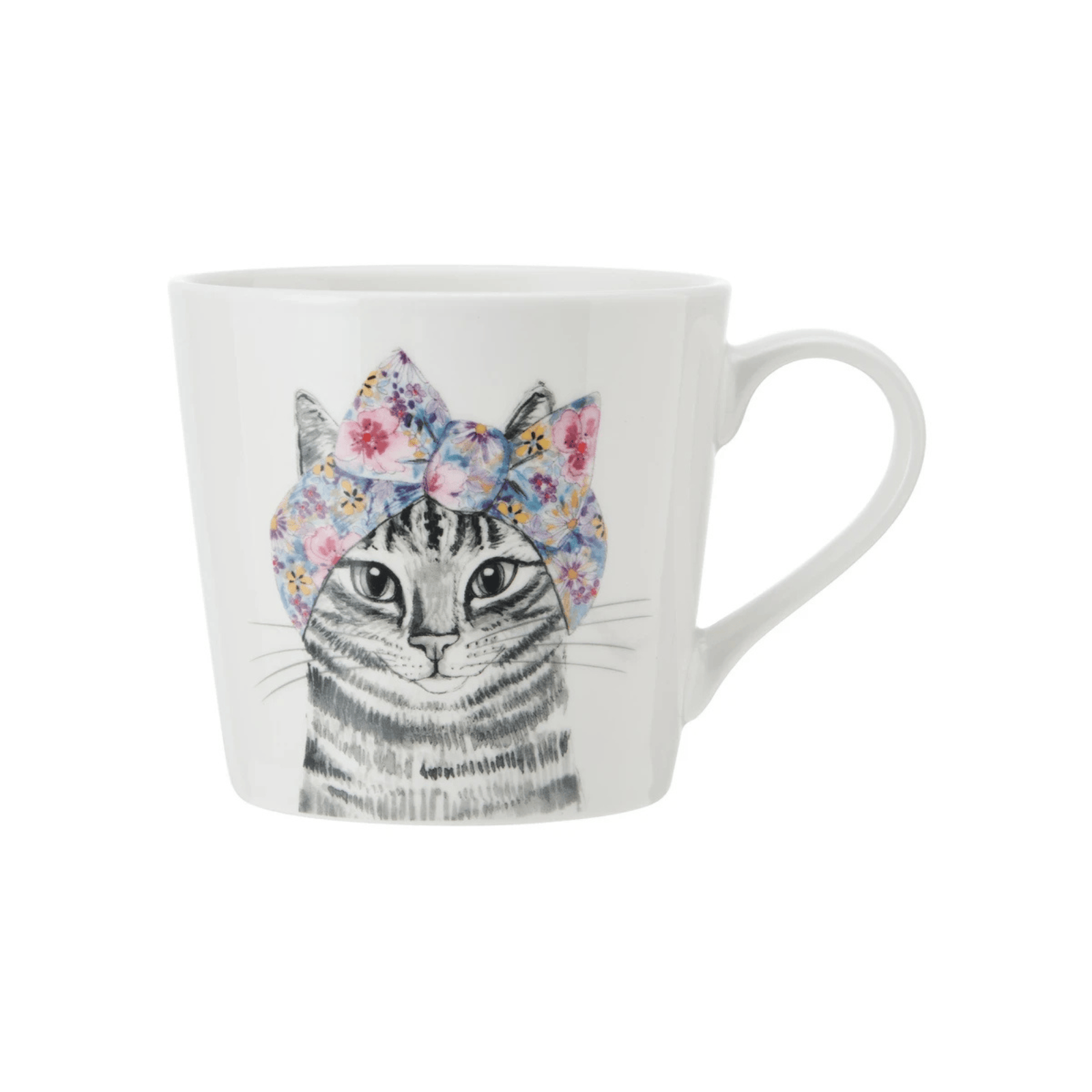 Mikasa x TipperleyHill Fine China Mug 380ml Cat