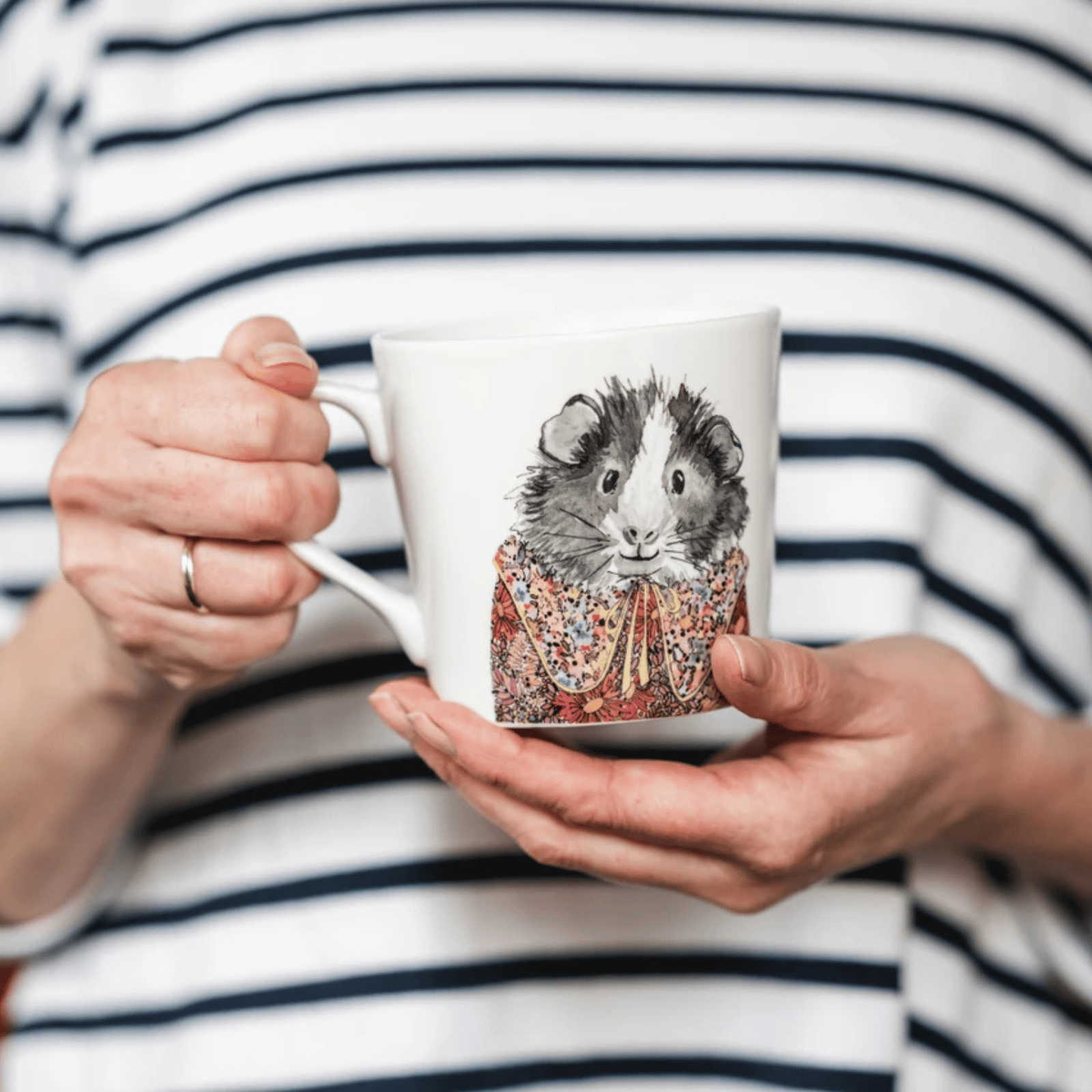 Mikasa x TipperleyHill Fine China Mug 380ml Guinea Pig