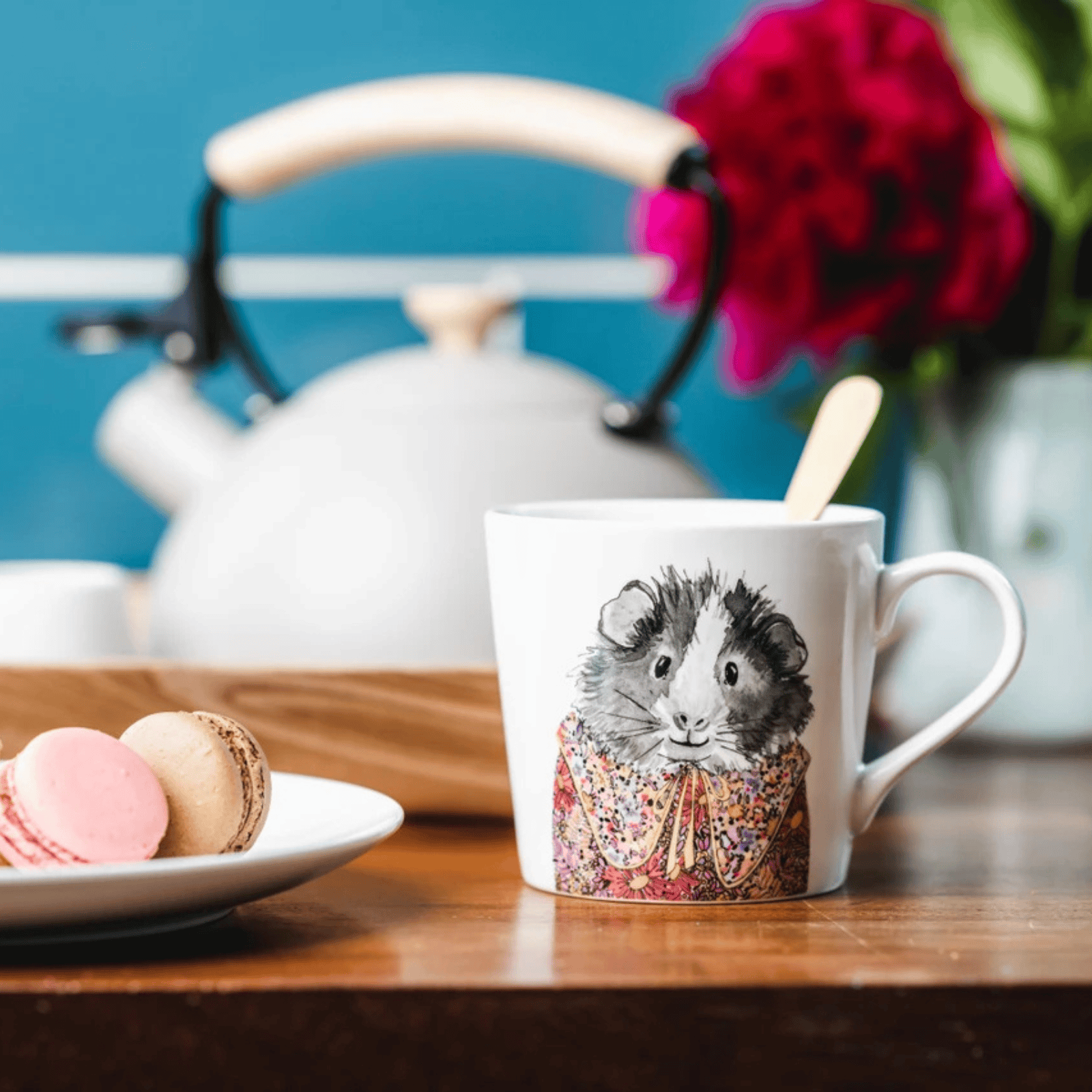 Mikasa x TipperleyHill Fine China Mug 380ml Guinea Pig