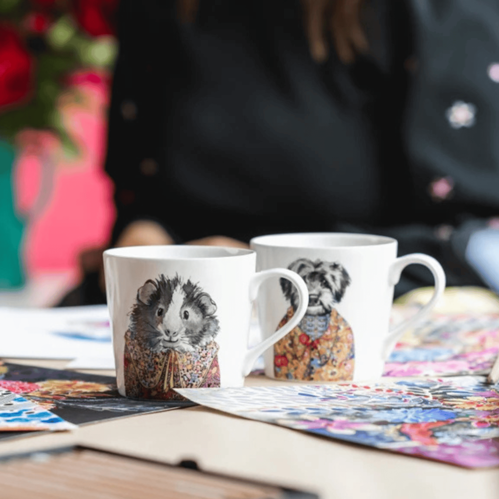 Mikasa x TipperleyHill Fine China Mug 380ml Guinea Pig