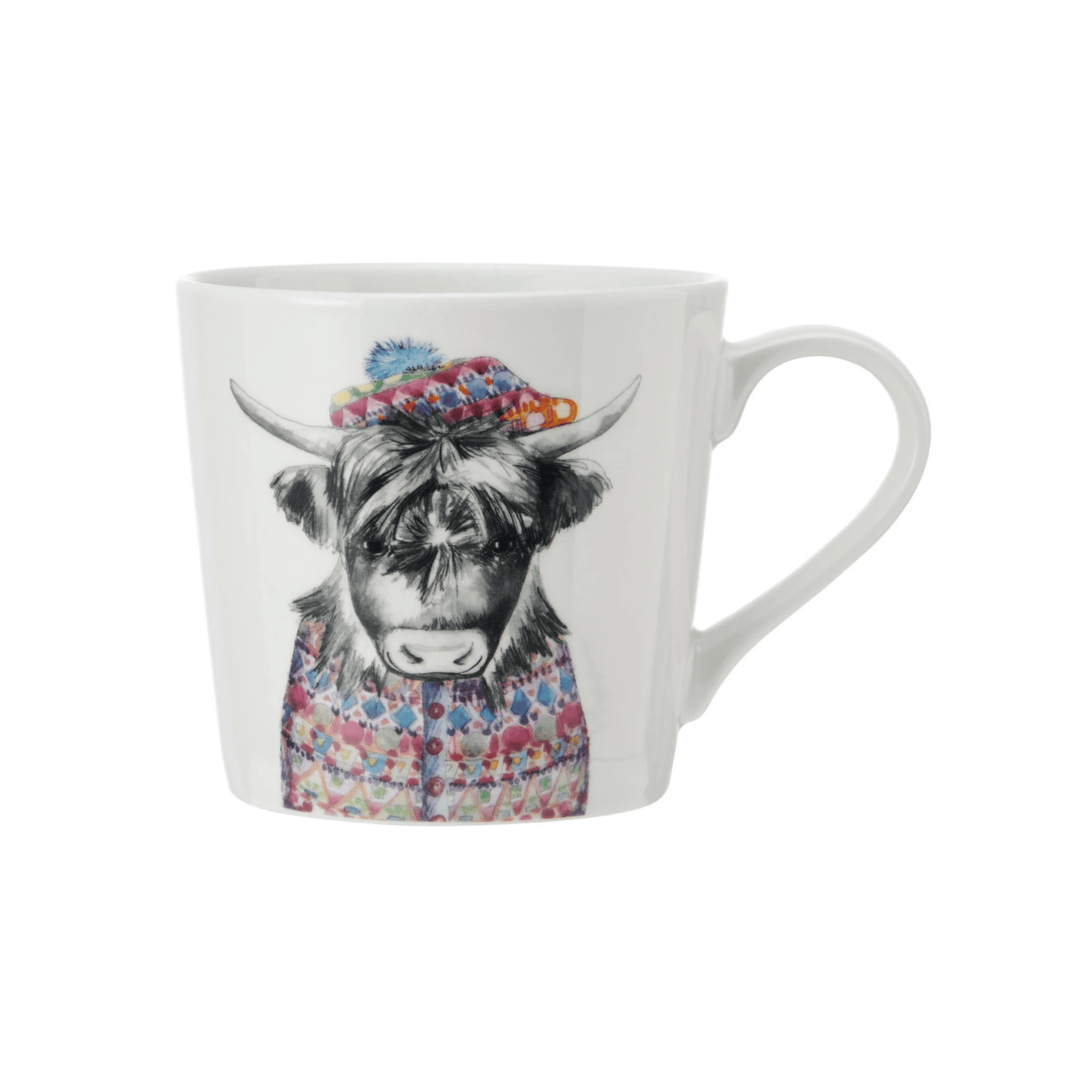 Mikasa x TipperleyHill Fine China Mug 380ml Highland Cow