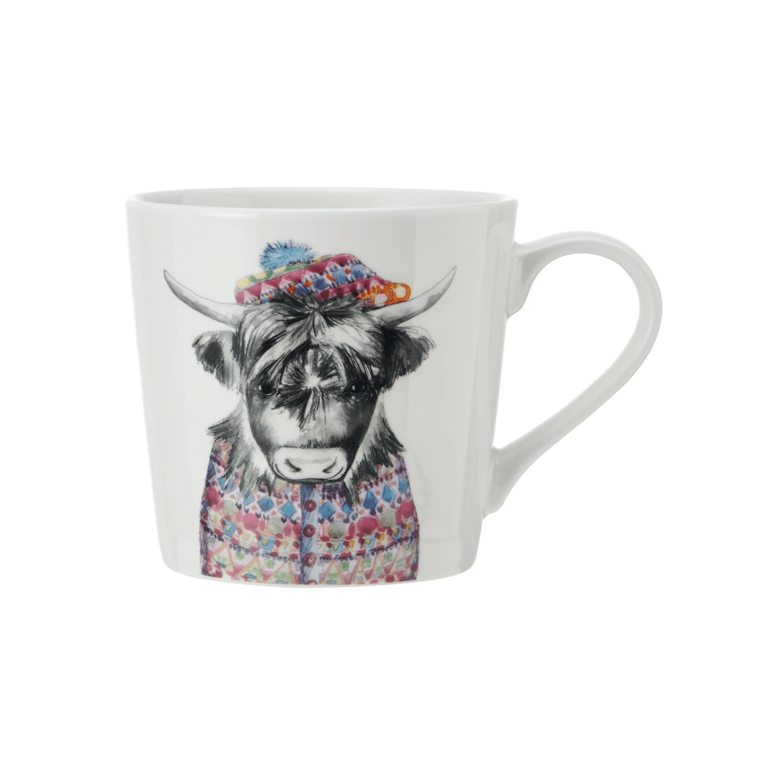 Mikasa x TipperleyHill Fine China Mug 380ml Highland Cow