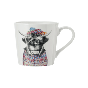 Mikasa x TipperleyHill Fine China Mug 380ml Highland Cow