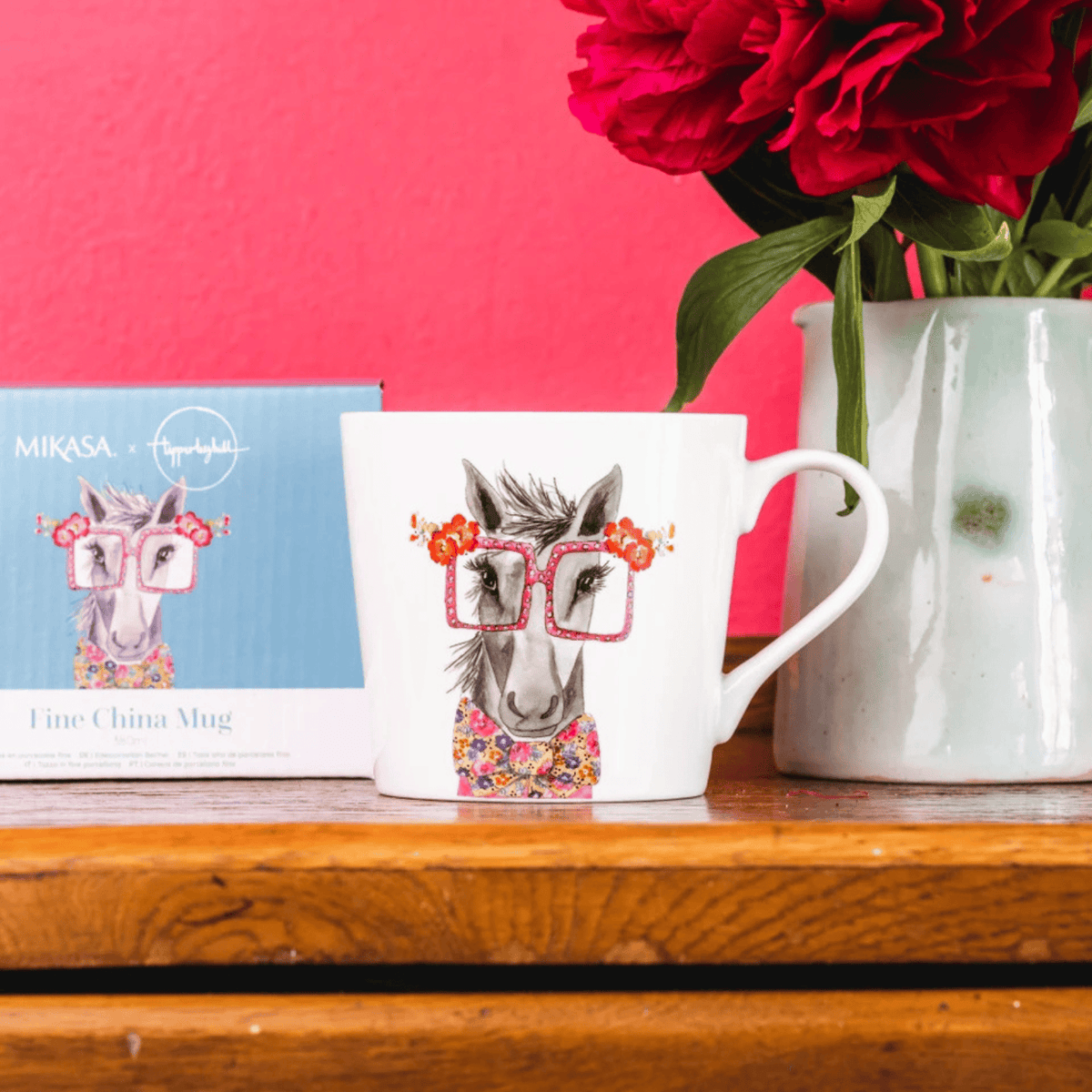 Mikasa x TipperleyHill Fine China Mug 380ml Horse