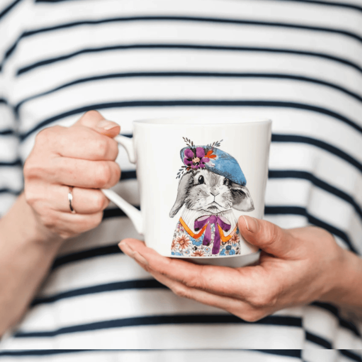 Mikasa x TipperleyHill Fine China Mug 380ml Rabbit