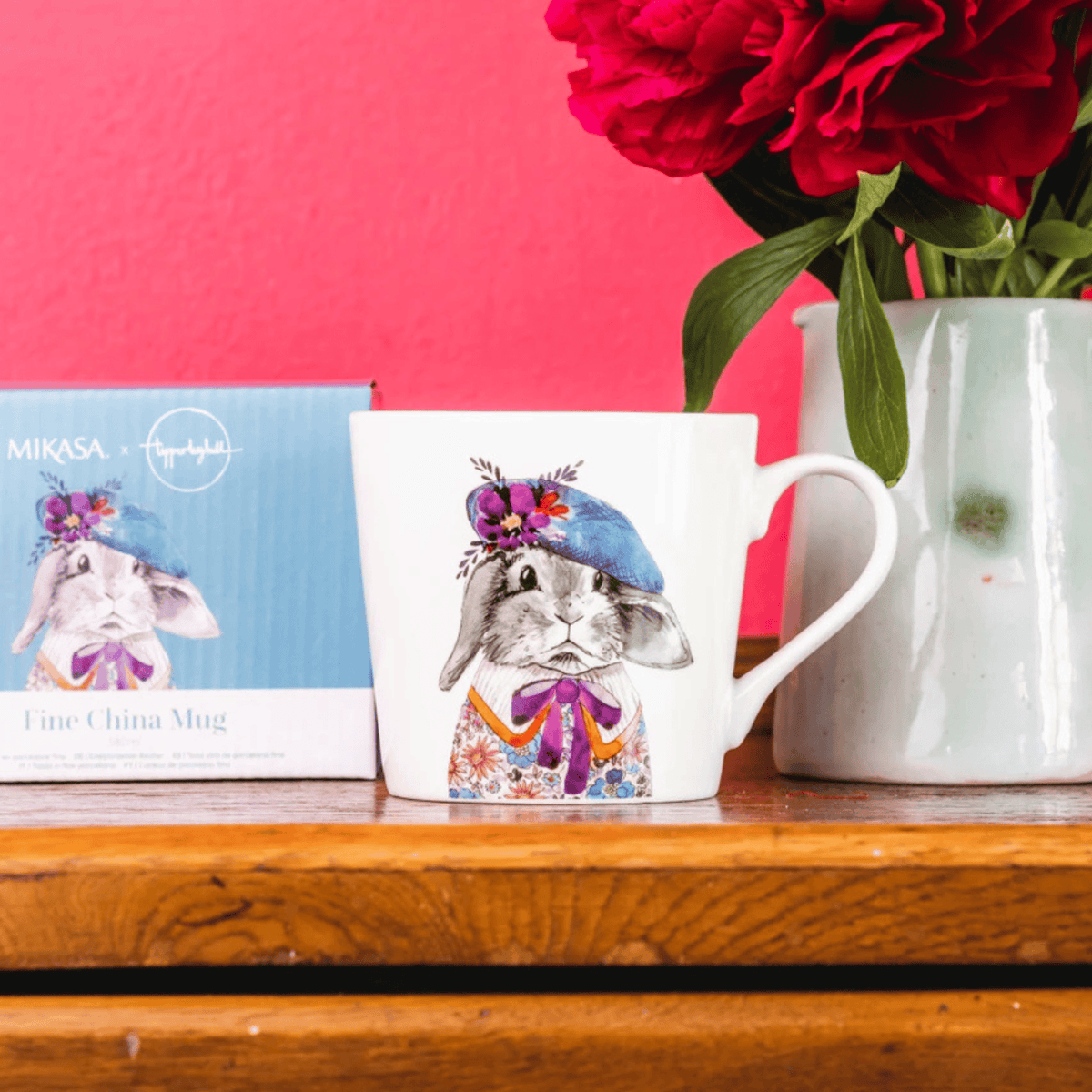 Mikasa x TipperleyHill Fine China Mug 380ml Rabbit