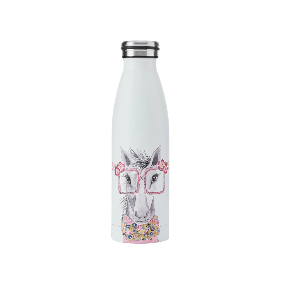 Mikasa x TipperleyHill Water Bottle 500ml Horse