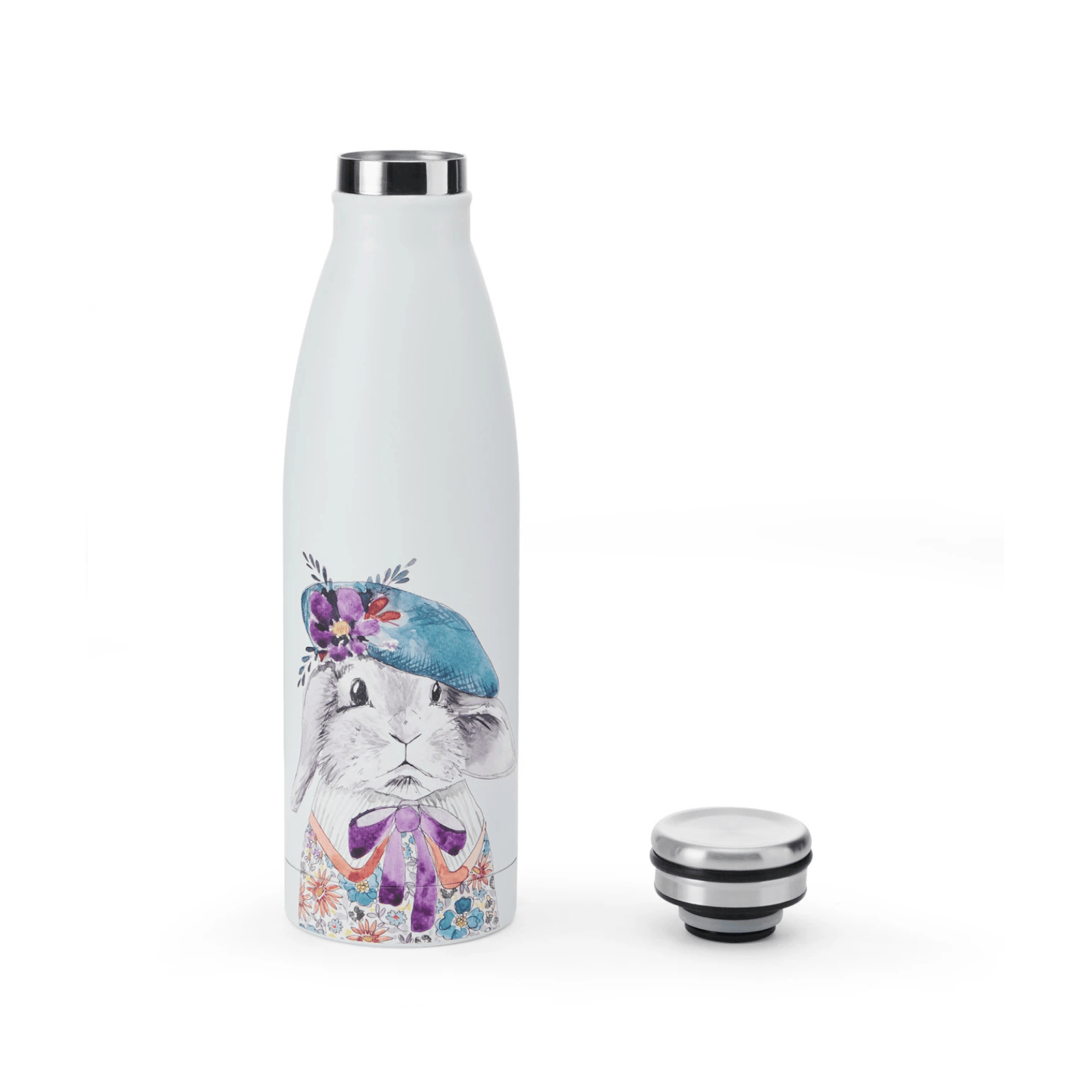 Mikasa x TipperleyHill Water Bottle 500ml Rabbit
