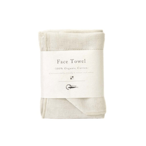 Nawrap Organic Cotton Face Towels Ivory