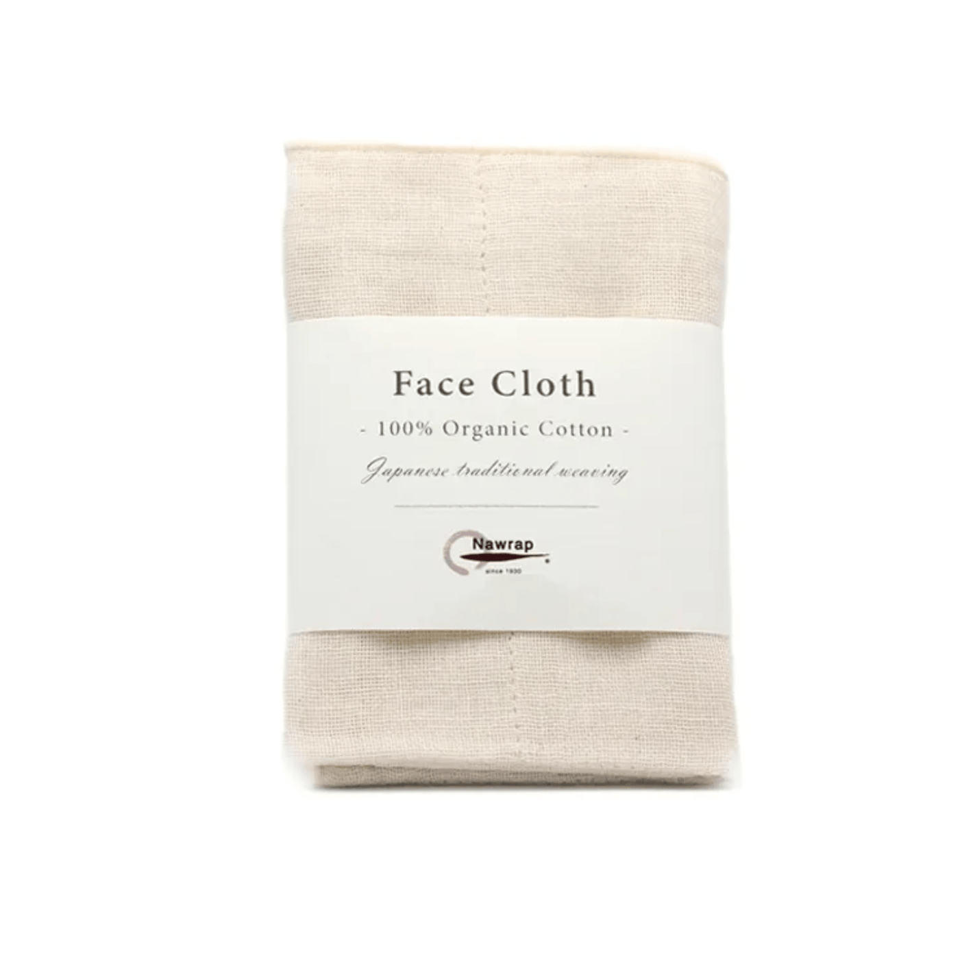Nawrap Organic Cotton Mini Face Towel Ivory