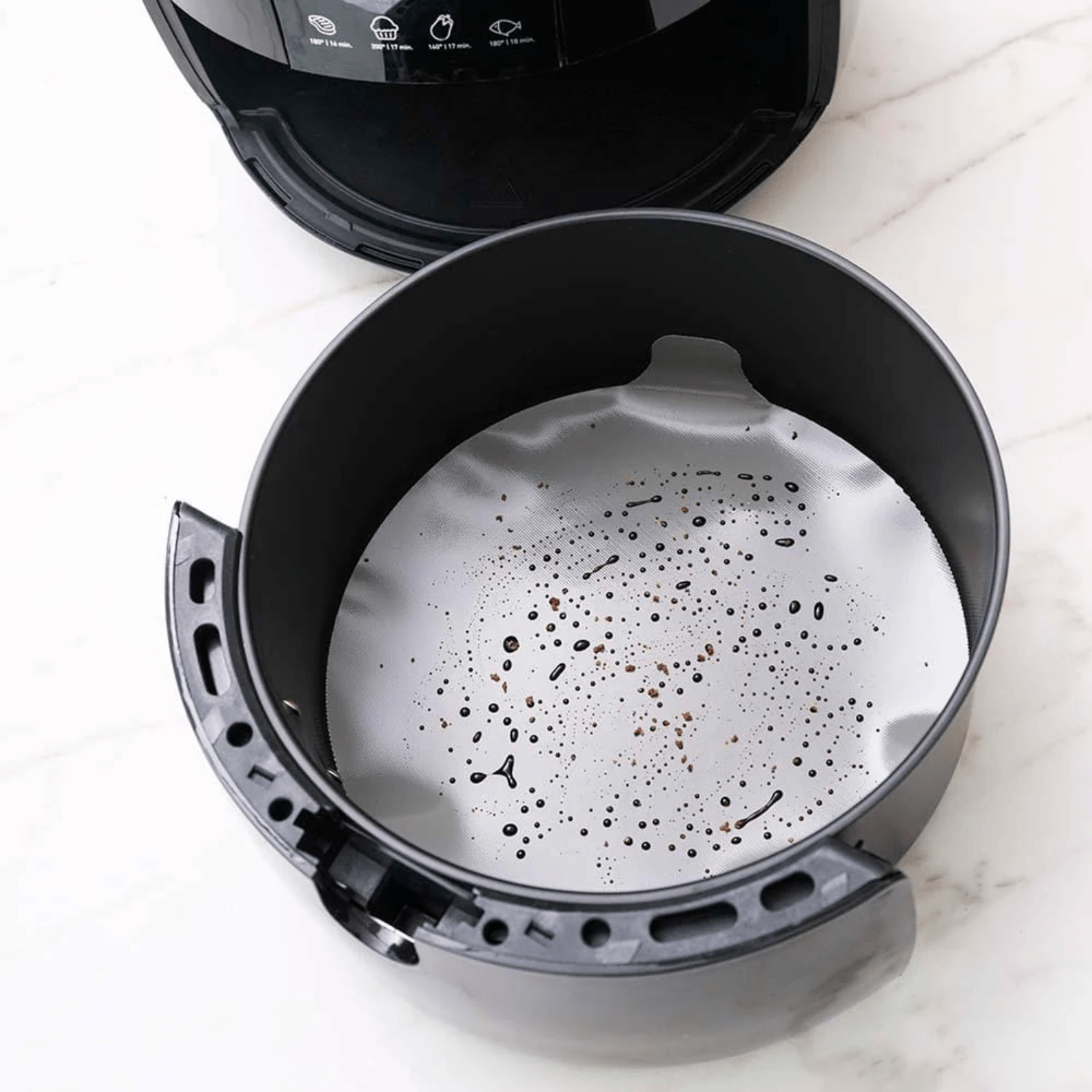 NoStik Silicone Fibreglass Air Fryer Liner Set of 2 Round