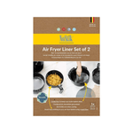 NoStik Silicone Fibreglass Air Fryer Liner Set of 2 Round