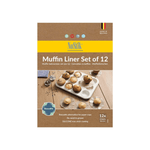 NoStik Silicone Fibreglass Muffin Liner Set of 12