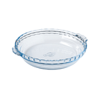 O'Cuisine Borosilicate Glass Pie Dish with Handles 26cm x 23cm 1.3L