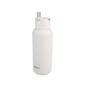 Oasis Moda Ceramic Reusable Bottle 1000ml Alabaster