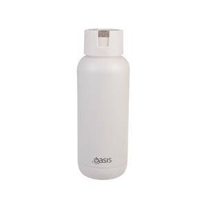 Oasis Moda Ceramic Reusable Bottle 1000ml Alabaster